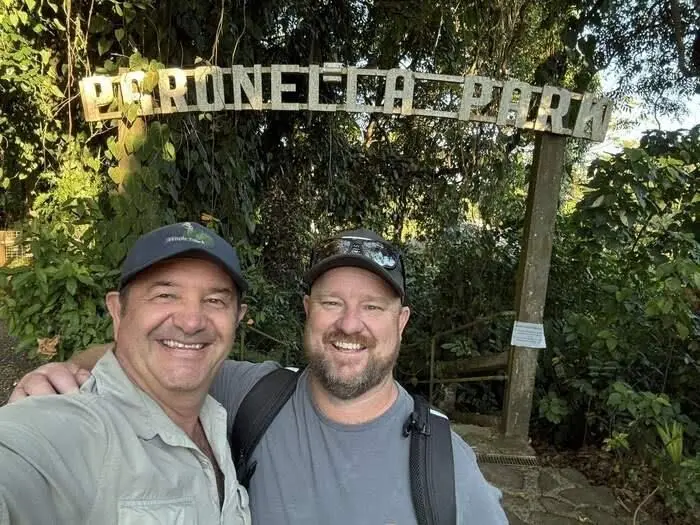 Tropic Tours guides at the Paronella Park entrance